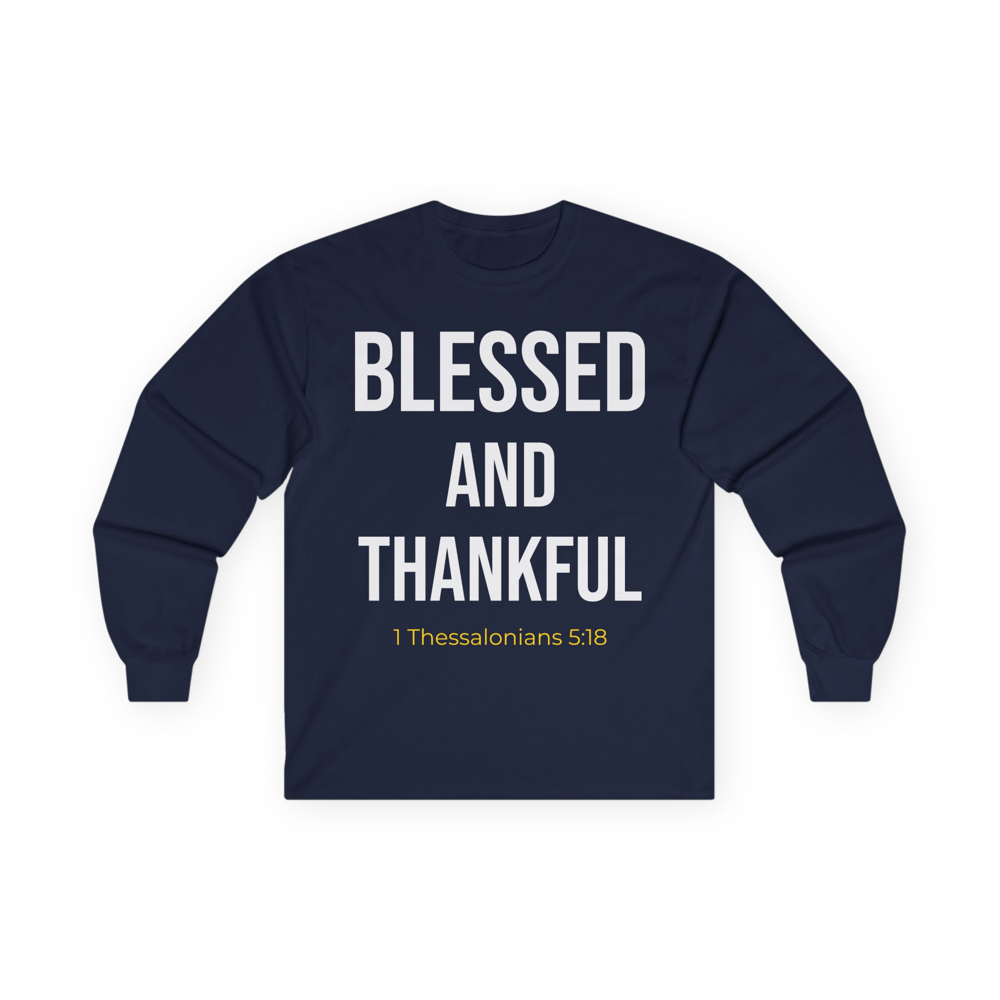Blessed and Thankful Long Sleeve Tee — Every Day Is a Gift (James 1:17) - Image 37