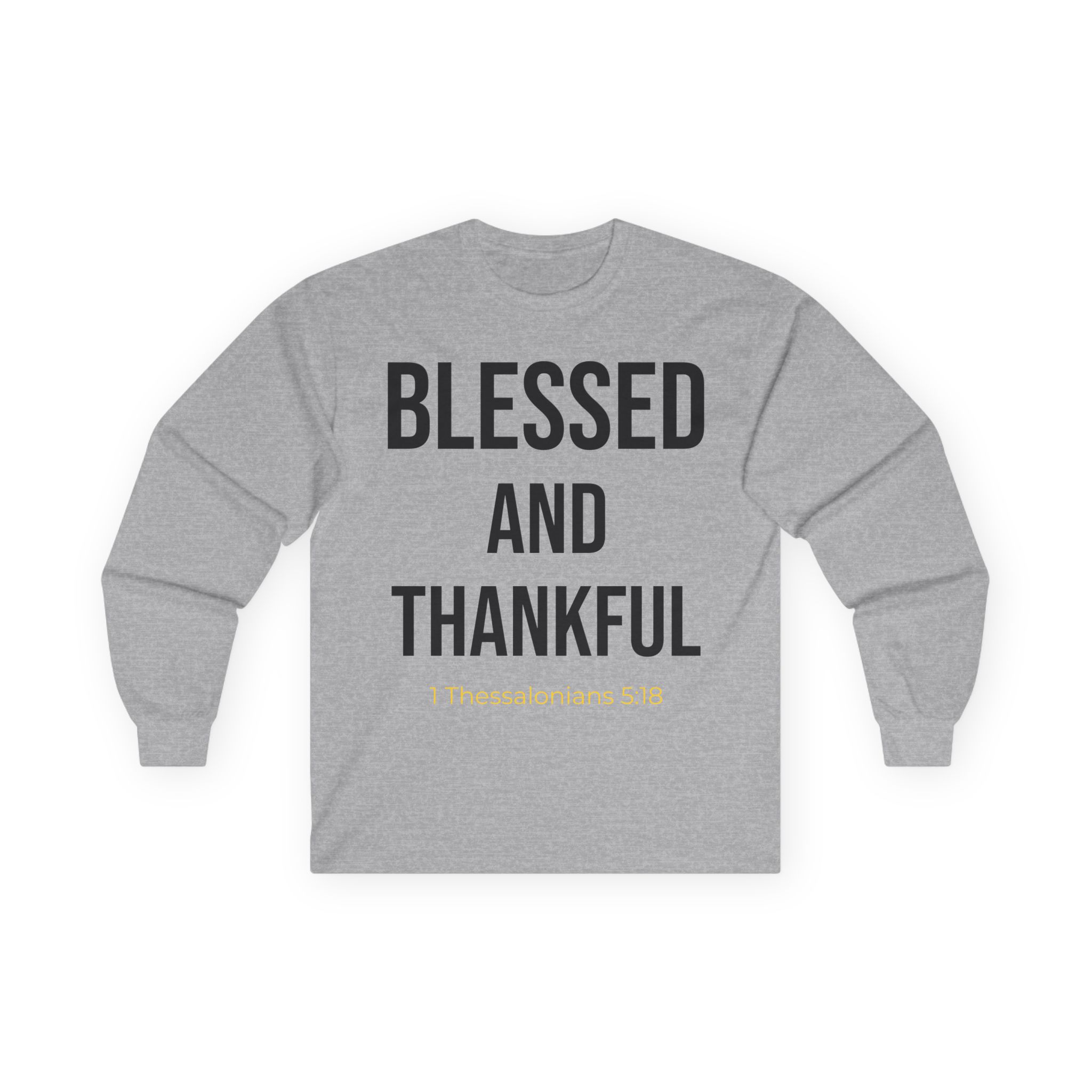 Blessed and Thankful Long Sleeve Tee — Every Day Is a Gift (James 1:17) - Image 13