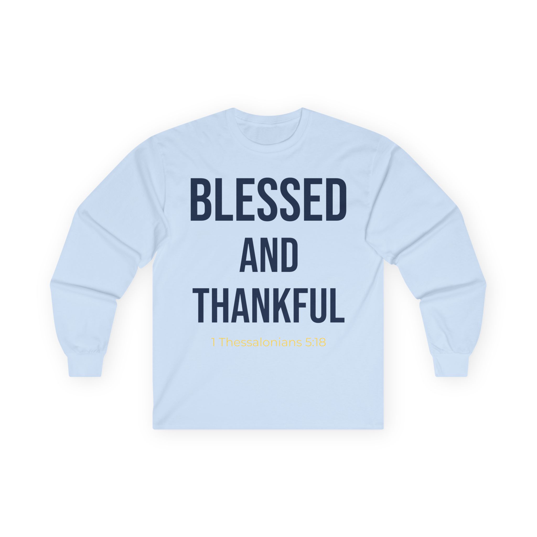 Blessed and Thankful Long Sleeve Tee — Every Day Is a Gift (James 1:17) - Image 28