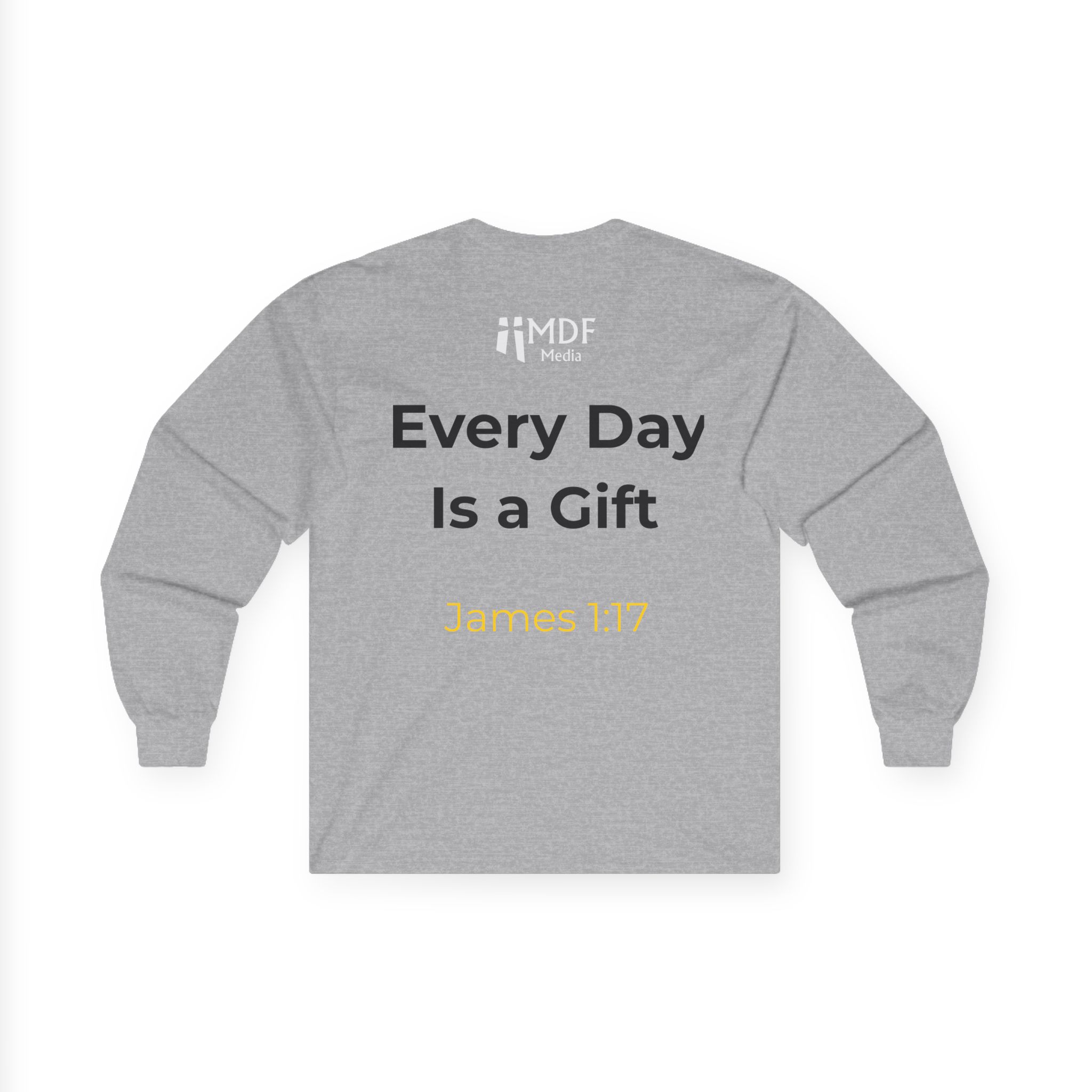 Blessed and Thankful Long Sleeve Tee — Every Day Is a Gift (James 1:17) - Image 14