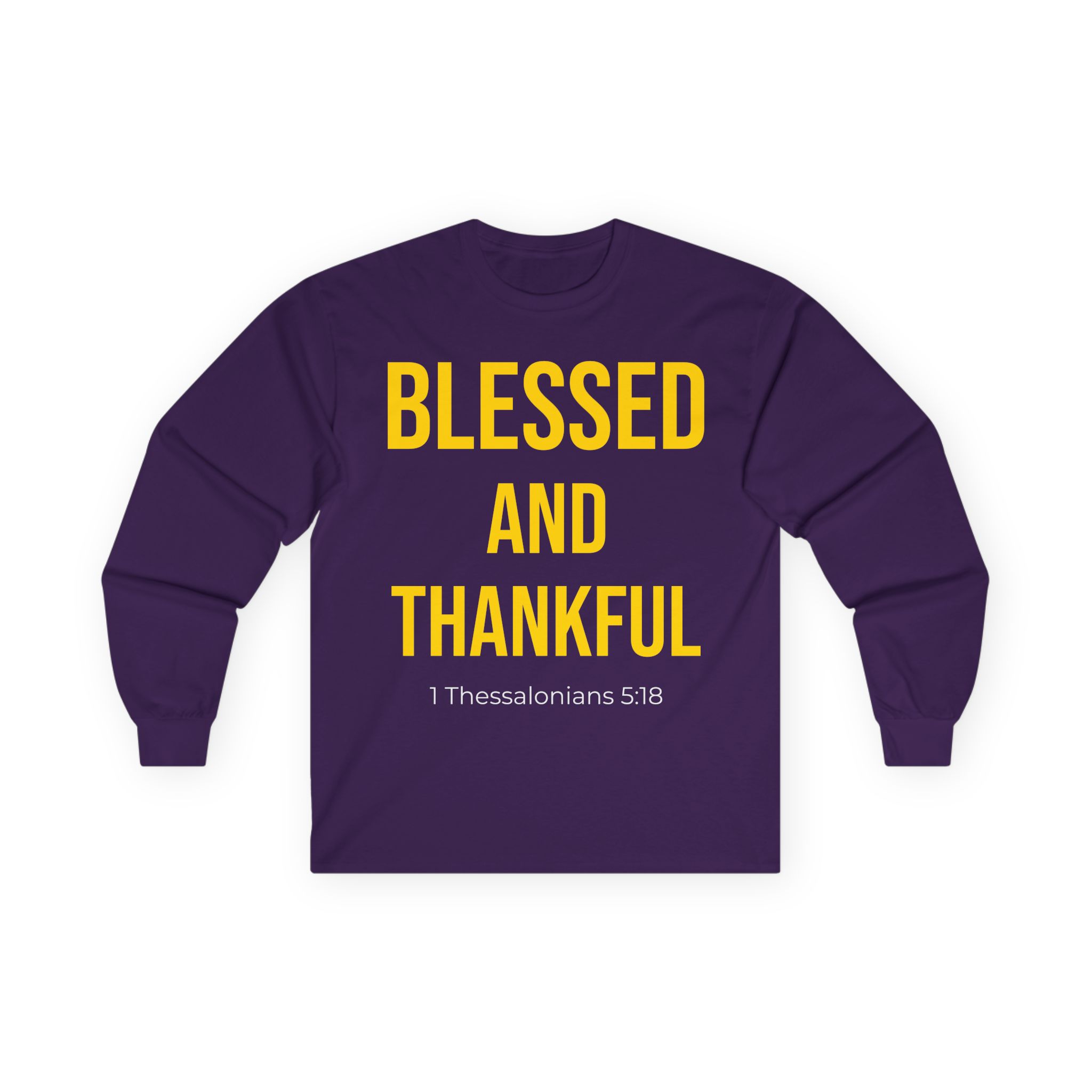 Blessed and Thankful Long Sleeve Tee — Every Day Is a Gift (James 1:17) - Image 40