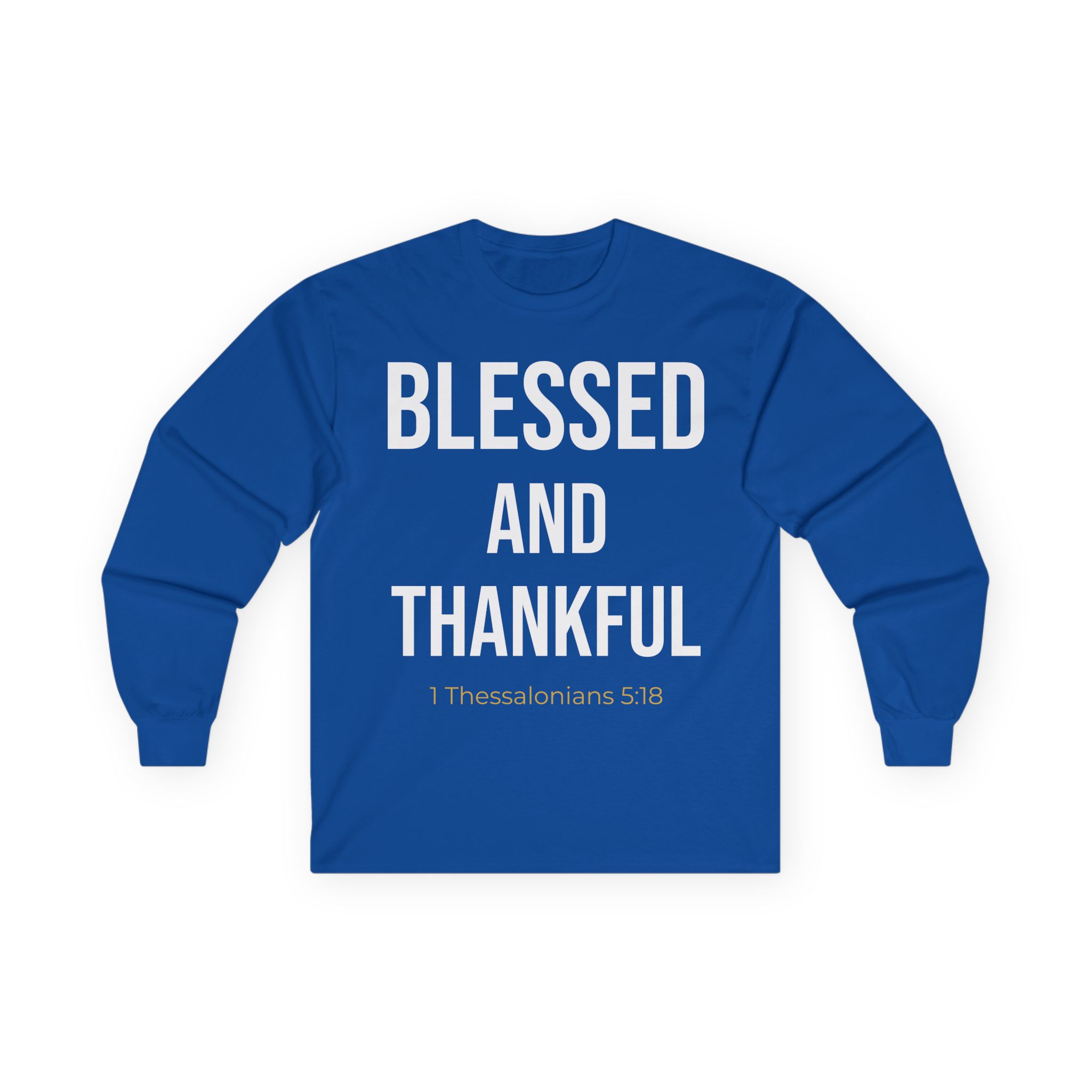 Blessed and Thankful Long Sleeve Tee — Every Day Is a Gift (James 1:17) - Image 34