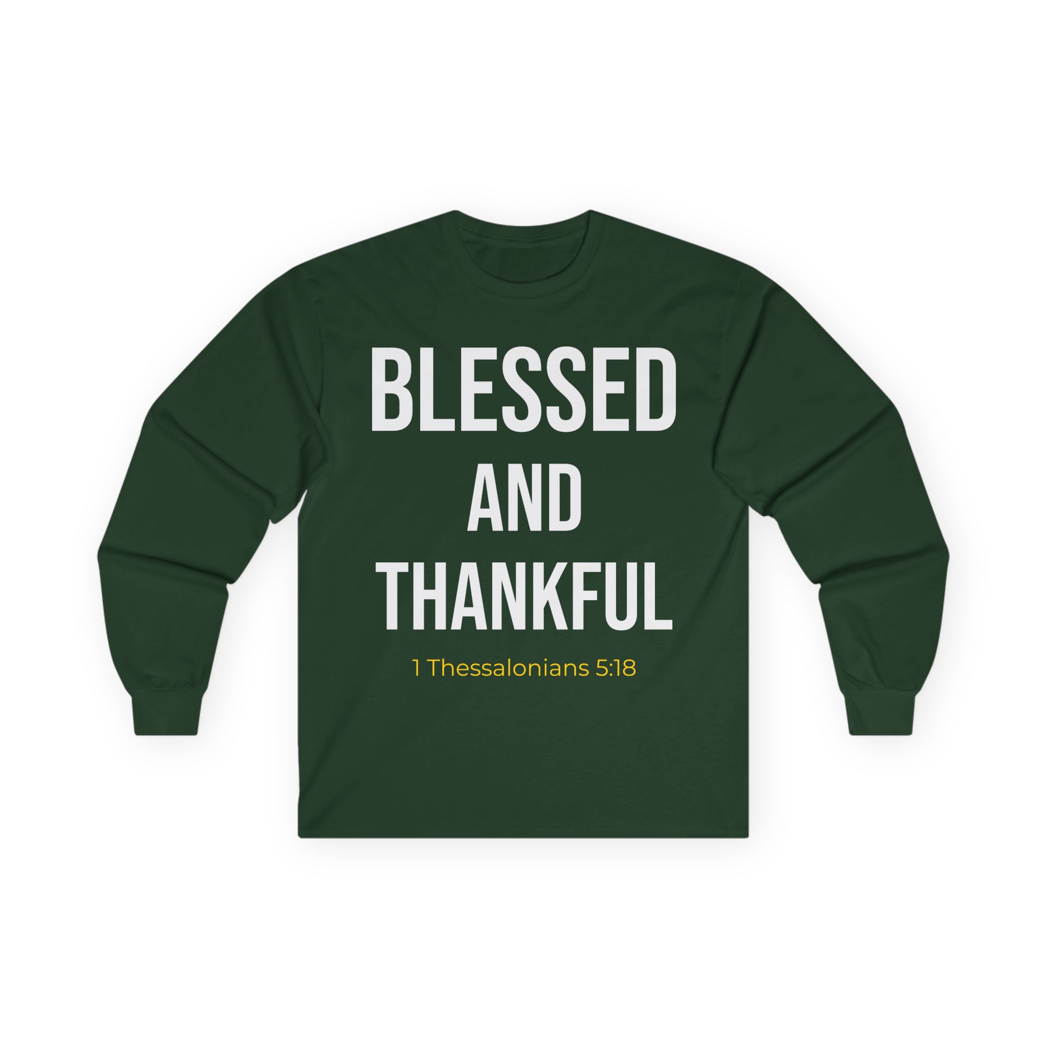 Blessed and Thankful Long Sleeve Tee — Every Day Is a Gift (James 1:17) - Image 22