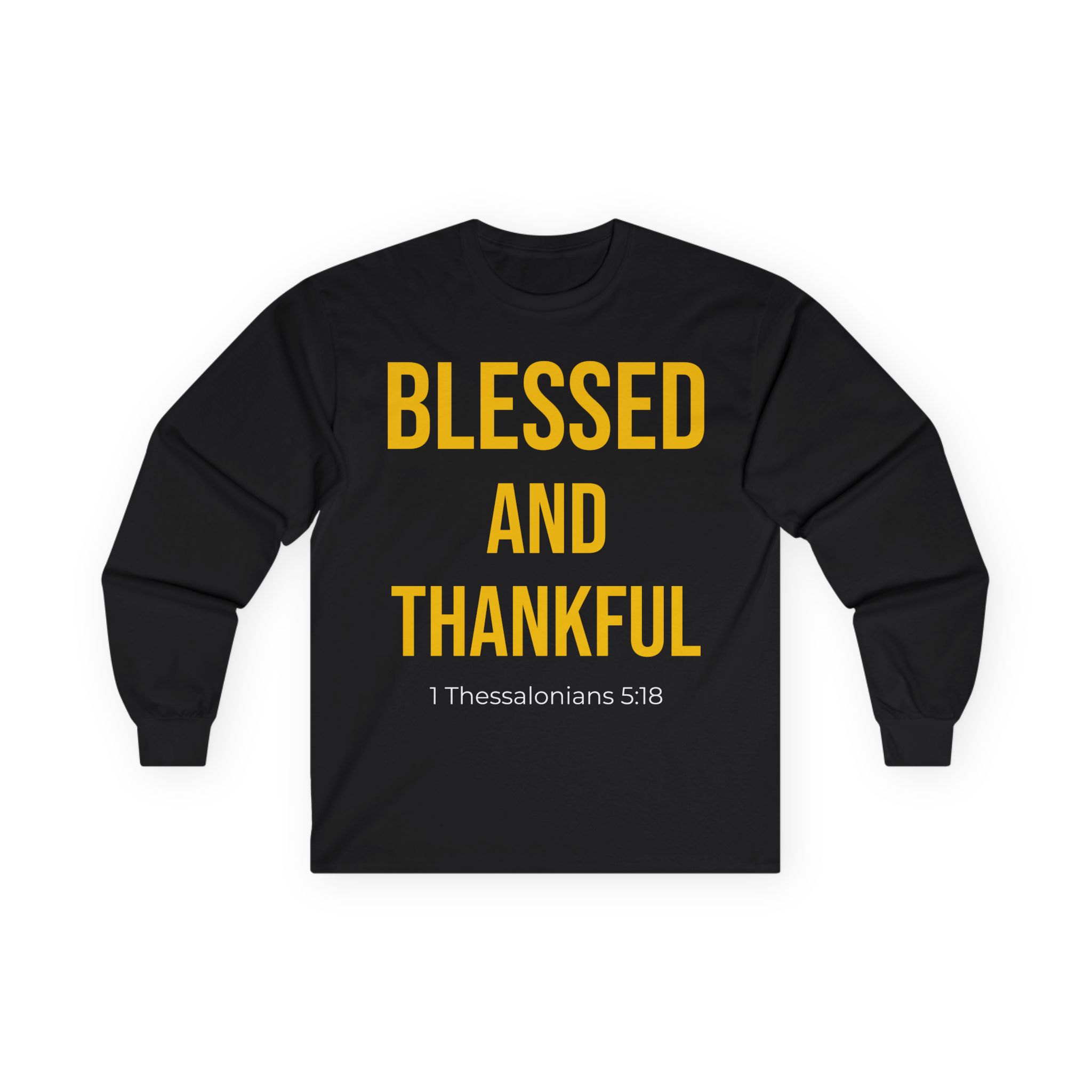 Blessed and Thankful Long Sleeve Tee — Every Day Is a Gift (James 1:17) - Image 4