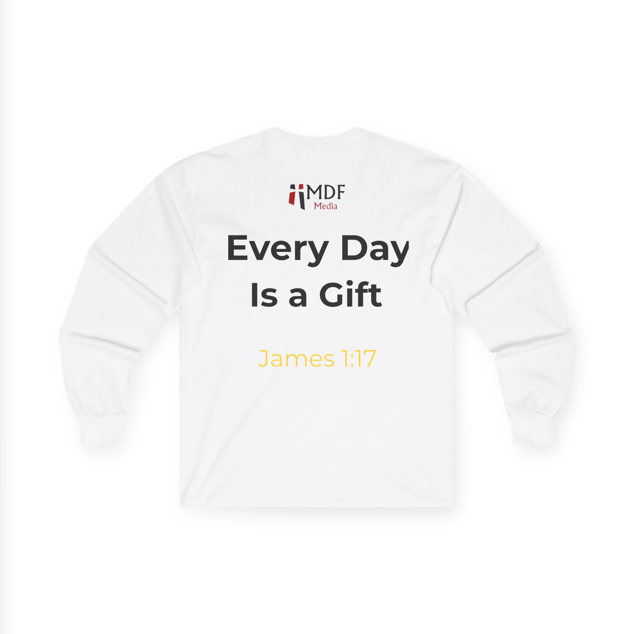 Blessed and Thankful Long Sleeve Tee — Every Day Is a Gift (James 1:17) - Image 8