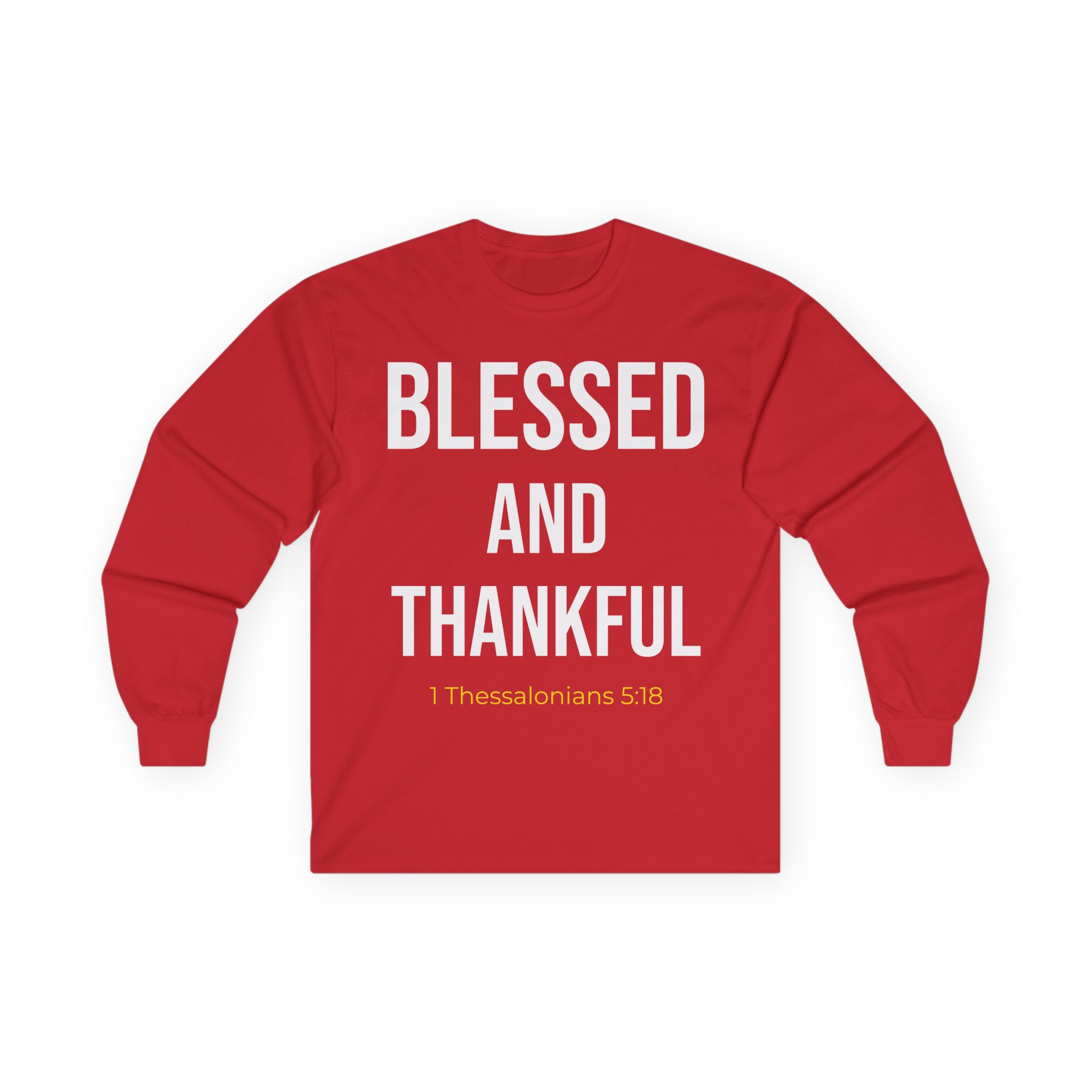 Blessed and Thankful Long Sleeve Tee — Every Day Is a Gift (James 1:17) - Image 46