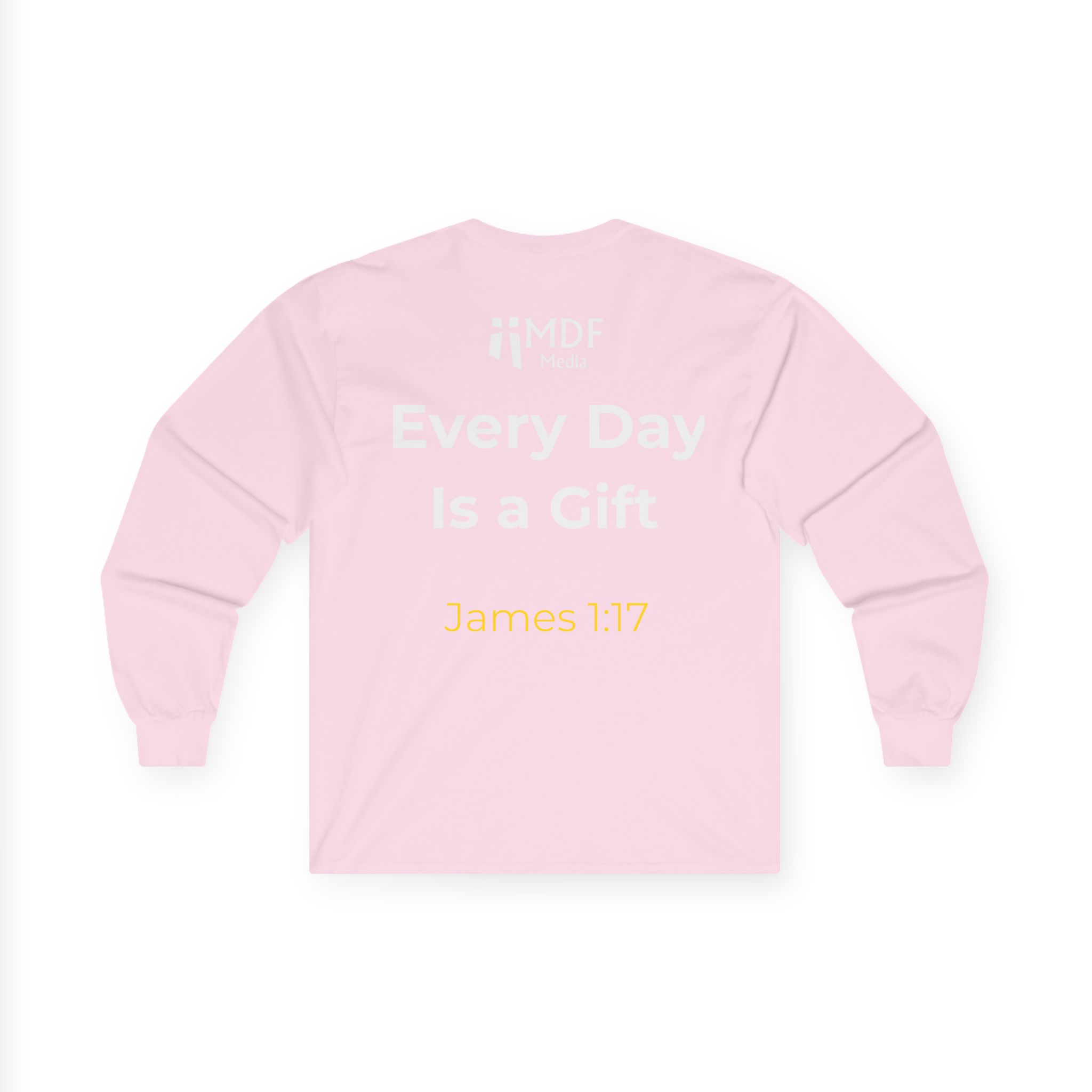 Blessed and Thankful Long Sleeve Tee — Every Day Is a Gift (James 1:17) - Image 44