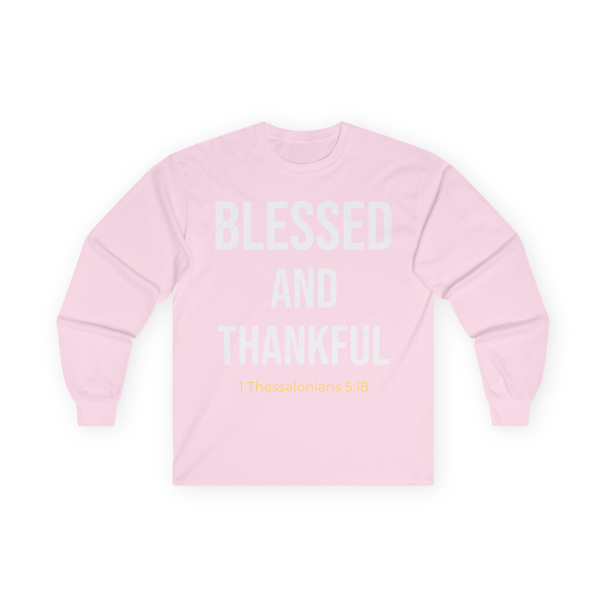 Blessed and Thankful Long Sleeve Tee — Every Day Is a Gift (James 1:17) - Image 43